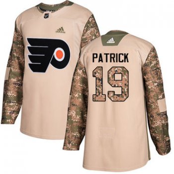Adidas Flyers #19 Nolan Patrick Camo Authentic 2017 Veterans Day Stitched NHL Jersey