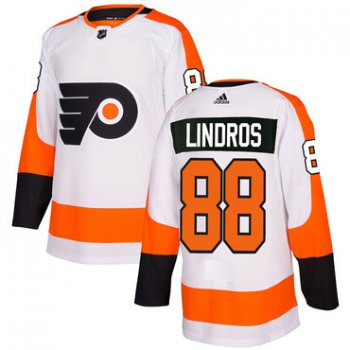 Adidas Philadelphia Flyers #88 Eric Lindros White Authentic Stitched NHL Jersey