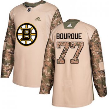Adidas Bruins #77 Ray Bourque Camo Authentic 2017 Veterans Day Stitched NHL Jersey