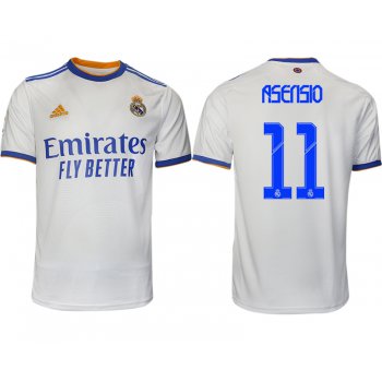 Men 2021-2022 Club Real Madrid home aaa version white 11 Soccer Jerseys