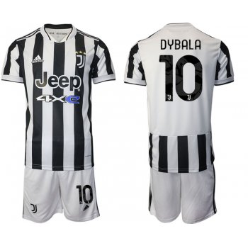 Men 2021-2022 Club Juventus home white 10 Adidas Soccer Jerseys