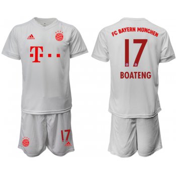 Men 2020-2021 club Bayern Munich away 17 white goalkeeper Soccer Jerseys