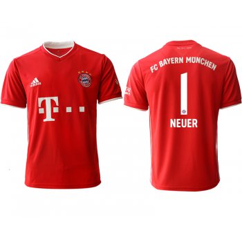 Men 2020-2021 club Bayern Munich home aaa version 1 red Soccer Jerseys