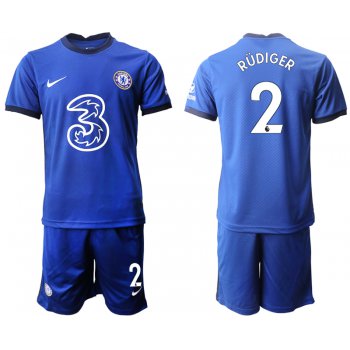 Men 2020-2021 club Chelsea home 2 blue Soccer Jerseys