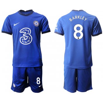 Men 2020-2021 club Chelsea home 8 blue Soccer Jerseys