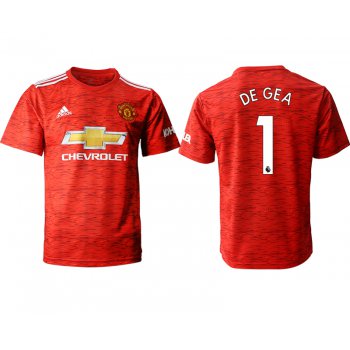 Men 2020-2021 club Manchester United home aaa version 1 red Soccer Jerseys