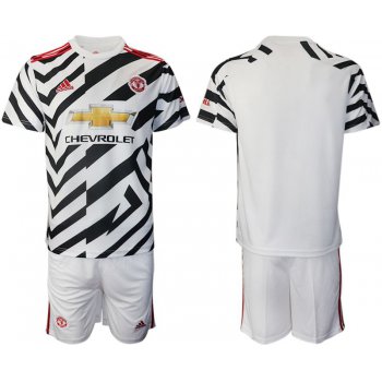 Men 2020-2021 club Manchester united away white Soccer Jerseys