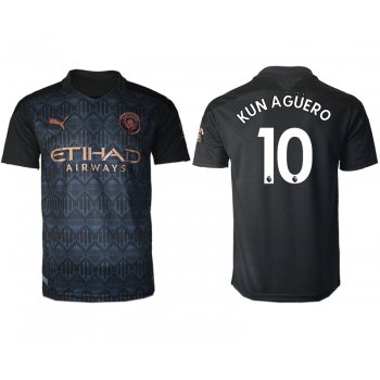 Men 2020-2021 club Manchester City away aaa version 10 black Soccer Jerseys