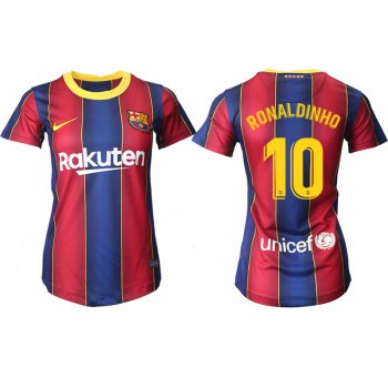 Women 2020-2021 Barcelona home aaa version 10 red Soccer Jerseys
