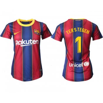 Women 2020-2021 Barcelona home aaa version 1 red Soccer Jerseys