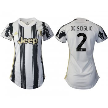 Women 2020-2021 Juventus home aaa version 2 white Soccer Jerseys