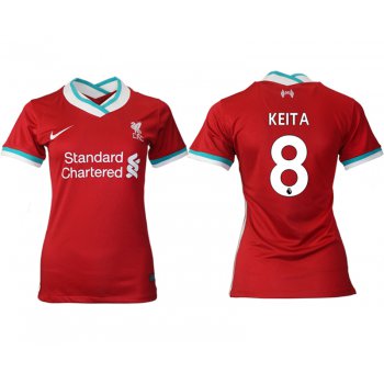 Women 2020-2021 Liverpool home aaa version 8 red Soccer Jerseys