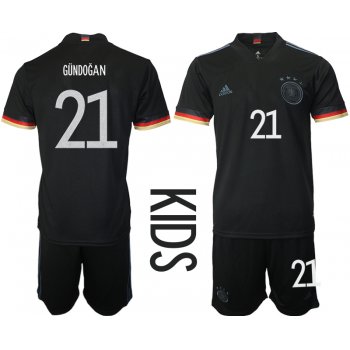 2021 European Cup Germany away Youth 21 soccer jerseys