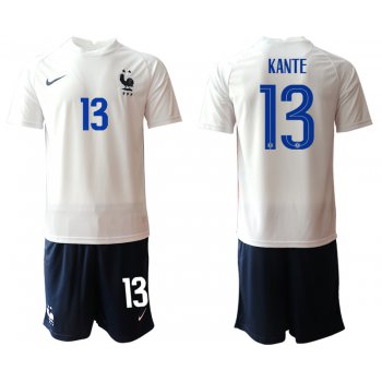 Men 2021 France away 13 soccer jerseys