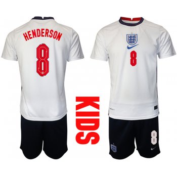 2021 European Cup England home Youth 8 soccer jerseys