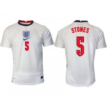 Men 2021 Europe England home AAA version 5 soccer jerseys