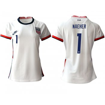 Women 2020-2021 Season National Team America home aaa 1 white Soccer Jerseys