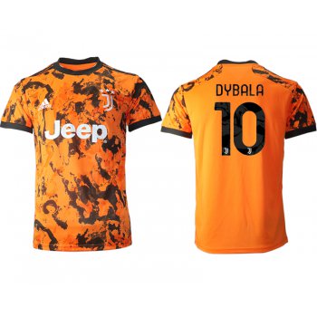 Men 2020-2021 club Juventus Second away aaa version 10 orange Soccer Jerseys1