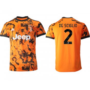 Men 2020-2021 club Juventus Second away aaa version 2 orange Soccer Jerseys