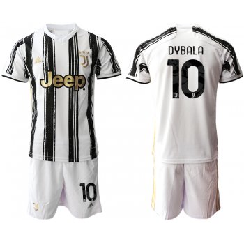 Men 2020-2021 club Juventus home 10 white black Soccer Jerseys1