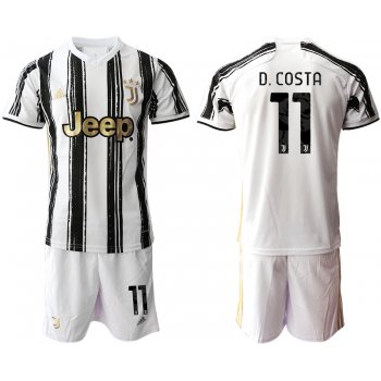Men 2020-2021 club Juventus home 11 white black Soccer Jerseys