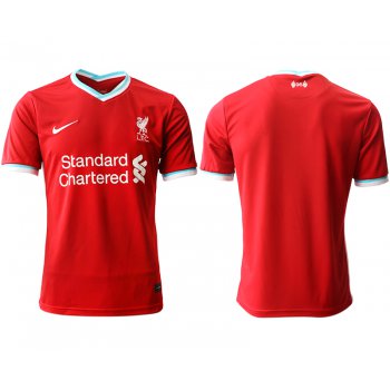 Men 2020-2021 club Liverpool home aaa version blank red Soccer Jerseys