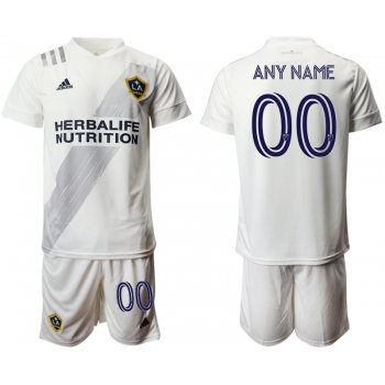 Men 2020-2021 club Los Angeles Galaxy home customized white Soccer Jerseys