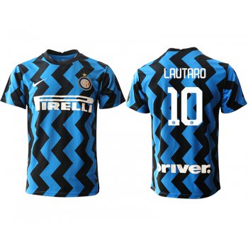 Men 2020-2021 club Inter Milan home aaa versio 10 blue Soccer Jerseys