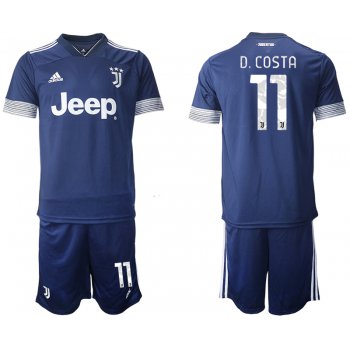 Men 2020-2021 club Juventus away 11 blue Soccer Jerseys