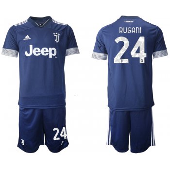 Men 2020-2021 club Juventus away 24 blue Soccer Jerseys