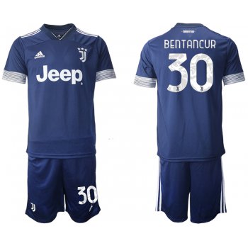 Men 2020-2021 club Juventus away 30 blue Soccer Jerseys