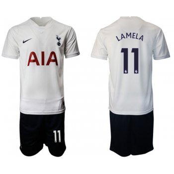 Men 2021-2022 Club Tottenham home white 11 Nike Soccer Jersey