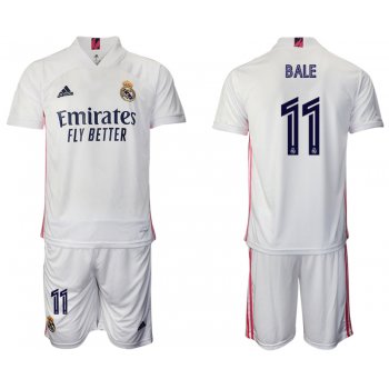 Men 2020-2021 club Real Madrid home 11 white Soccer Jerseys