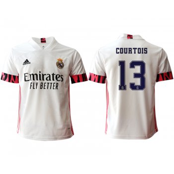 Men 2020-2021 club Real Madrid home aaa version 13 white Soccer Jerseys