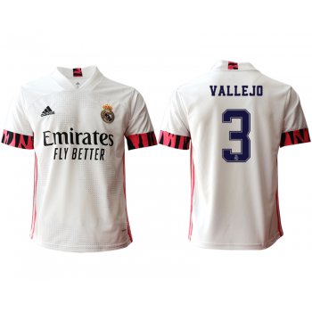 Men 2020-2021 club Real Madrid home aaa version 3 white Soccer Jerseys