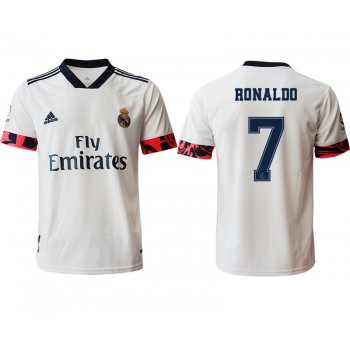 Men 2020-2021 club Real Madrid home aaa version 7 white Soccer Jerseys3