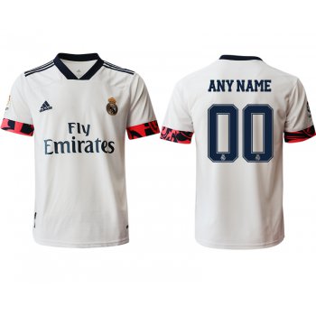 Men 2020-2021 club Real Madrid home aaa version customized white Soccer Jerseys