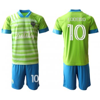 Men 2020-2021 club Seattle Sounders home 10 green Soccer Jerseys