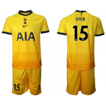Men 2021 Tottenham Hotspur away 15 soccer jerseys