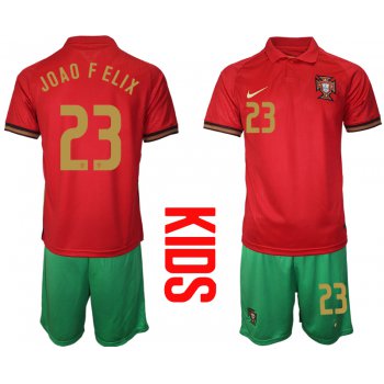 2021 European Cup Portugal home Youth 23 soccer jerseys