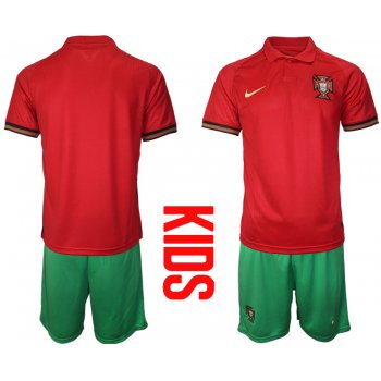 2021 European Cup Portugal home Youth blank soccer jerseys