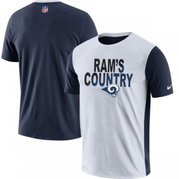 Los Angeles Rams Nike Performance T Shirt White