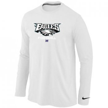 Nike Philadelphia Eagles Critical Victory Long Sleeve T-Shirt White