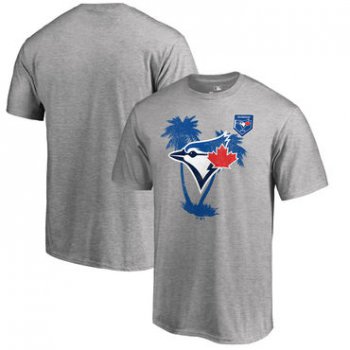 Toronto Blue Jays Fanatics Branded 2018 MLB Spring Training Vintage T Shirt Heather Gray