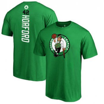 Men's Boston Celtics 42 Al Horford Fanatics Branded Kelly Green Backer 3 Name & Number T-Shirt