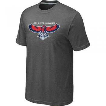 Atlanta Hawks Big & Tall Primary Logo D.Grey NBA T-Shirt