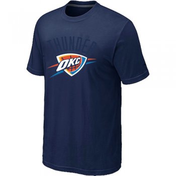 Oklahoma City Thunder Big & Tall Primary Logo D.Blue NBA T-Shirt