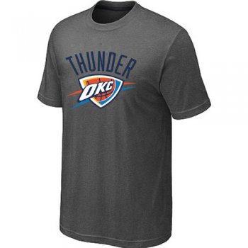 Oklahoma City Thunder Big & Tall Primary Logo D.Grey NBA T-Shirt
