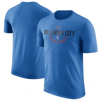 Oklahoma City Thunder Practice Performance Nike T-Shirt - Blue