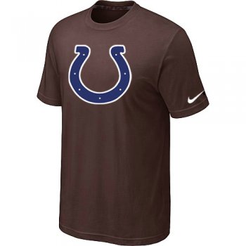 Indianapolis Colts Sideline Legend Authentic Logo T-Shirt Brown